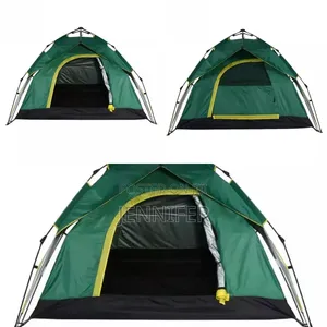2 People Automatic Camping Tent Green