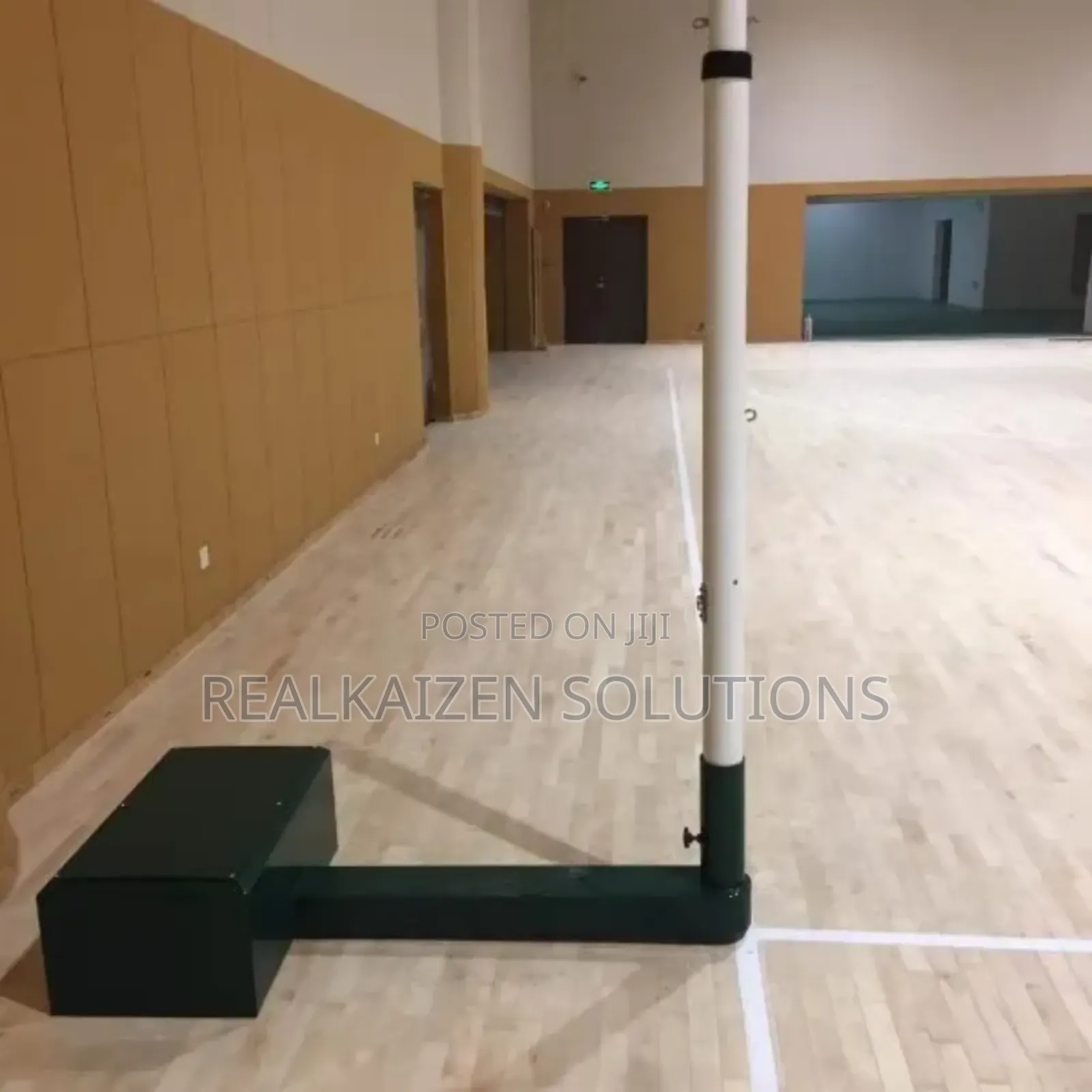 Outdoor Volleyball |Badminton Poles and Net With Stable Base