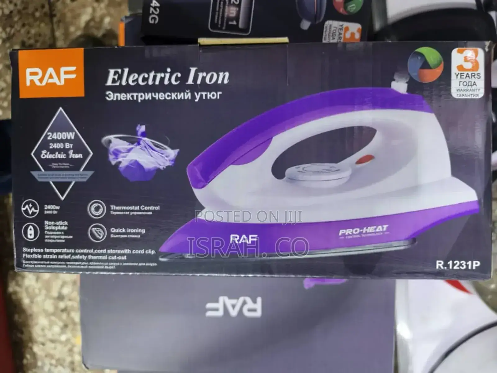 Raf Electric Iron, Model R.1231p