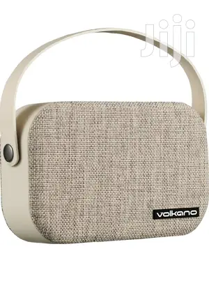 Volkano Fabric Series Bluetooth Speaker With Fabric Trim
