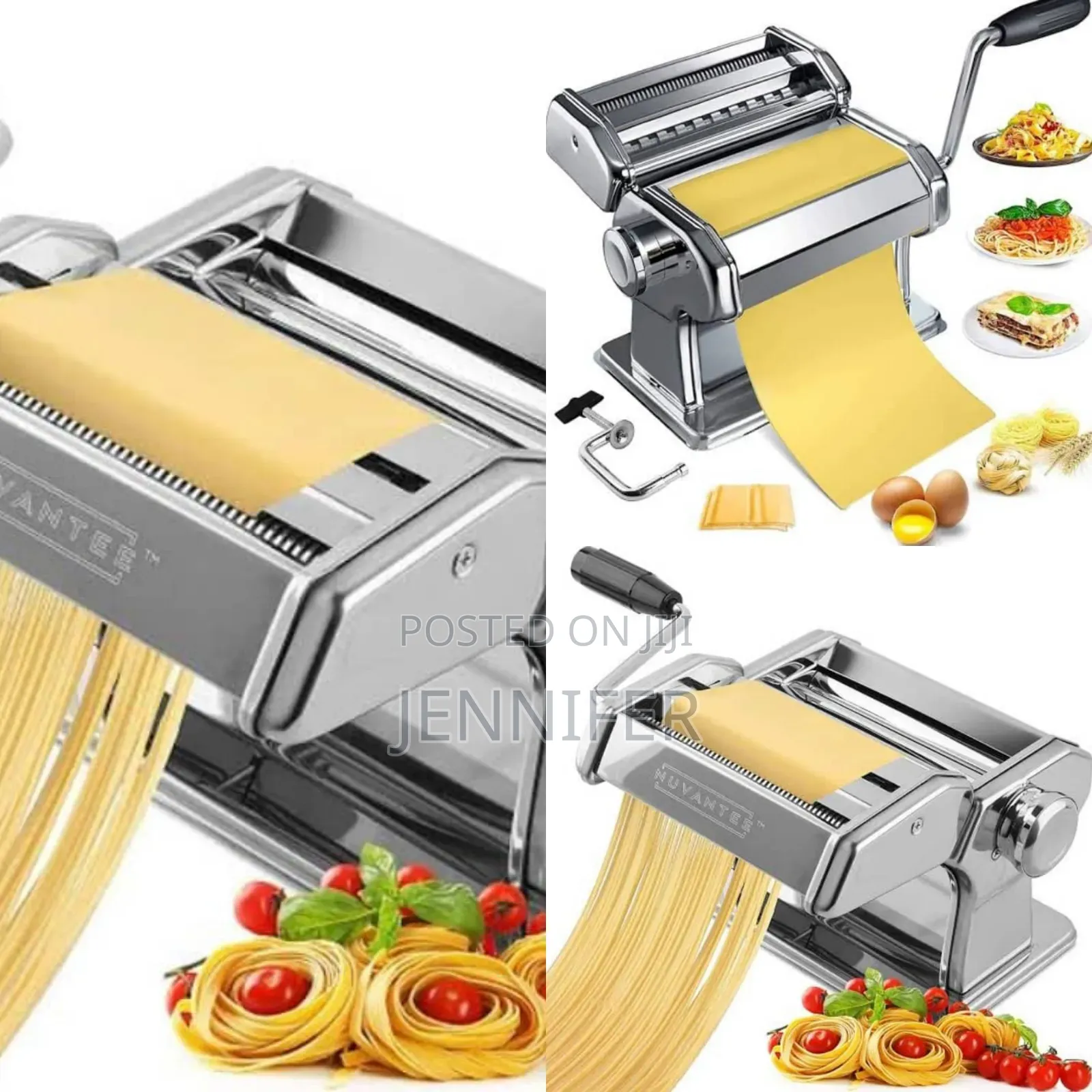 Stainless Steel Adjustable Pasta Making Machine