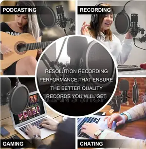 Sound Card Kit Condenser Microphone Set
