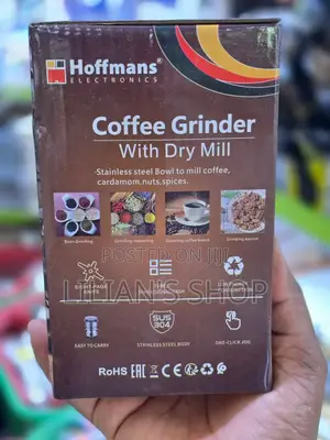 Hoffmans Portable Coffee Grinder With Fry Mill