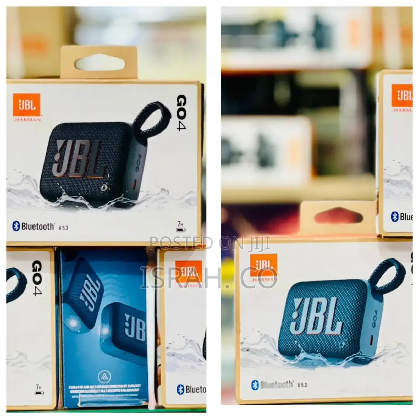 JBL Go 4 Portable Bluetooth Speaker.