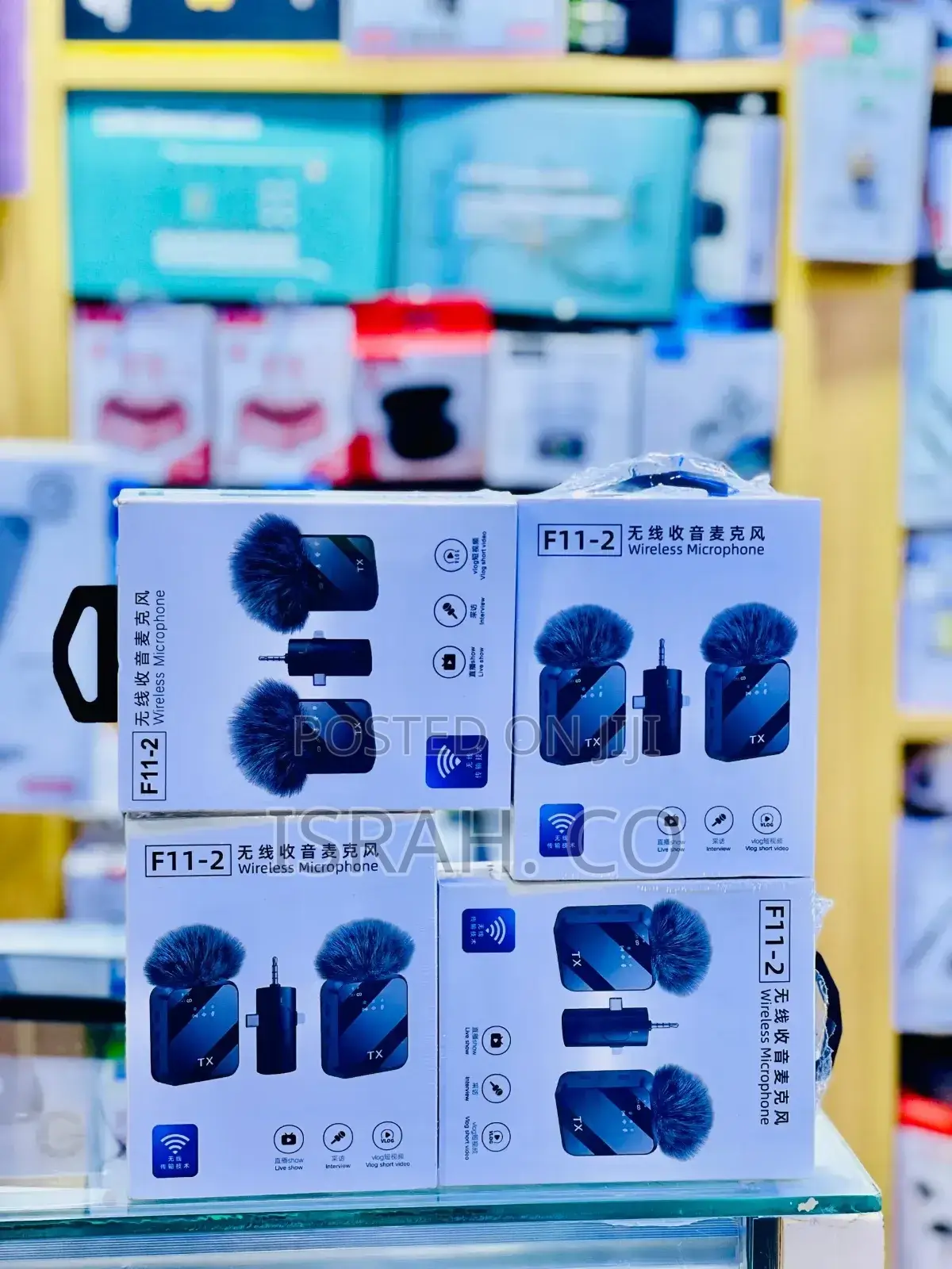 Bomge F11-2 Wireless Microphones,