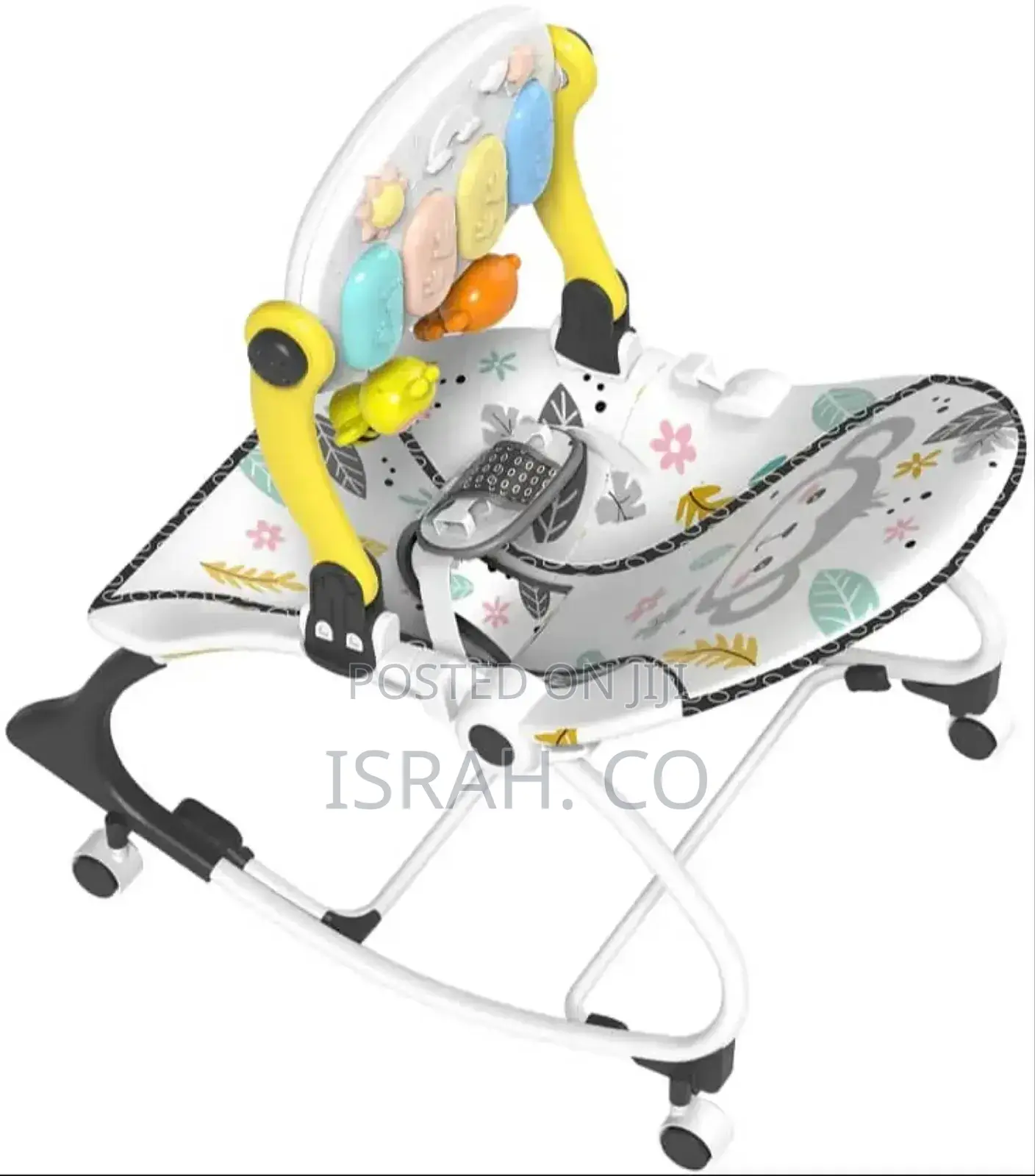 A Baby Rocker With a Piano Toy