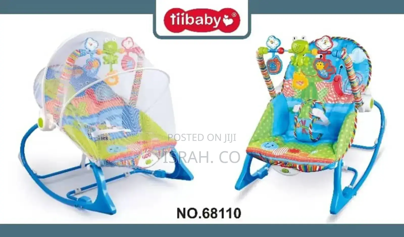 Tiibaby 3-in-1 Musicalvibrating Rocker and Anti-Reflux Chair