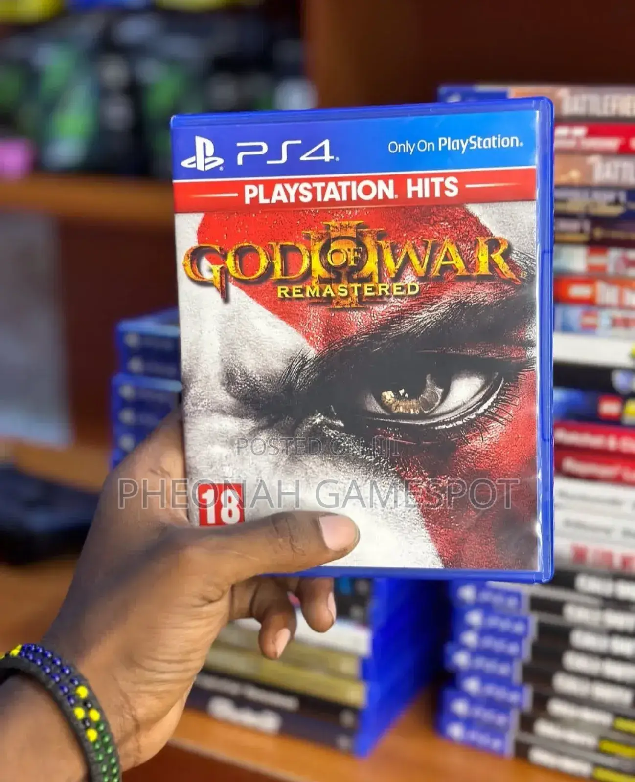 God Of War Remastered Game Cd For Ps4 At Only