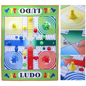 Giant Ludo Chess Game Play Mat for Children and Adults