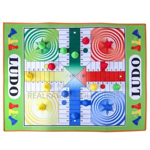 Giant Ludo Chess Game Play Mat for Children and Adults