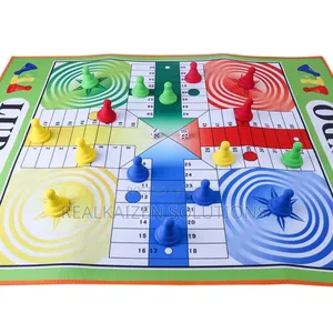 Giant Ludo Chess Game Play Mat for Children and Adults