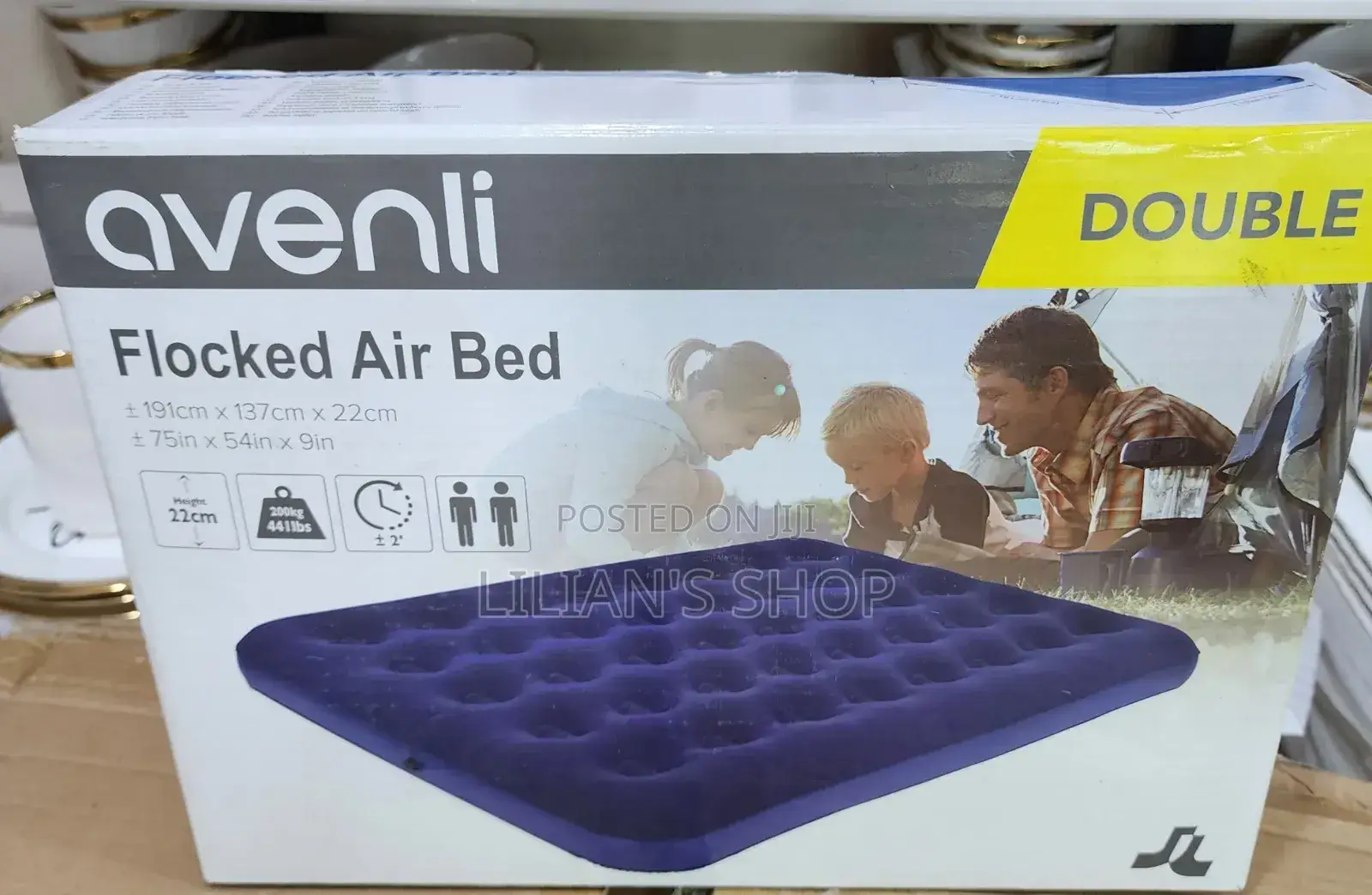 Avenli Double Size 4by6 Air Inflatable Mattress Atress