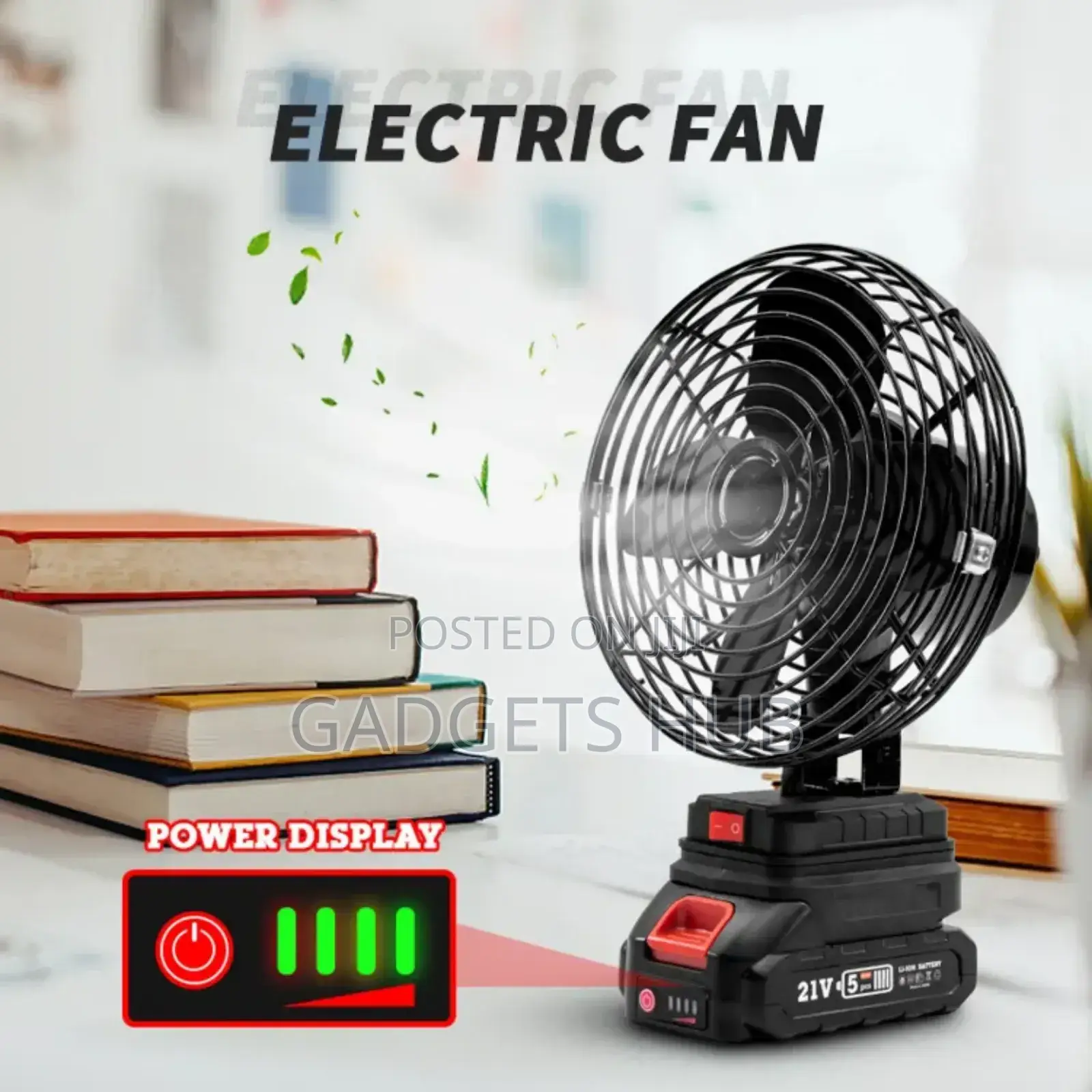 120w Mini Portable Fan Battery Operated 8 Inch