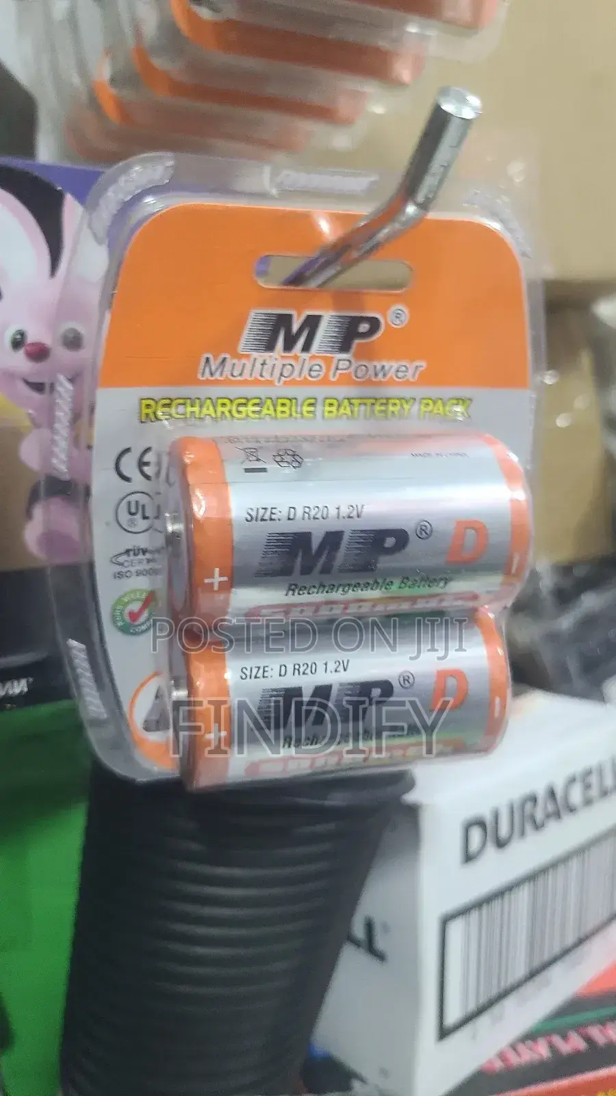 Mp 2pcs 1.2v 5000mah Large Capacity Rechargeable Battery