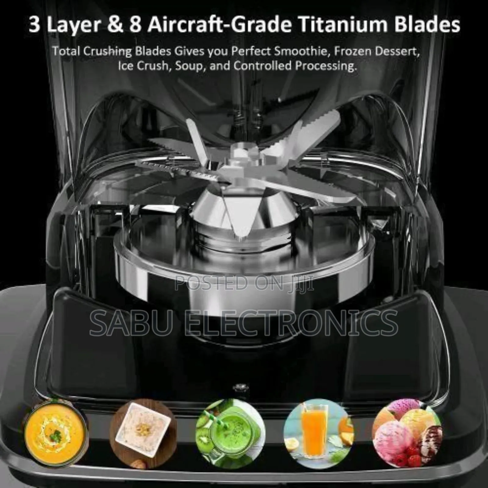 Hoffmans 2 In1 Commercial Electric Blender