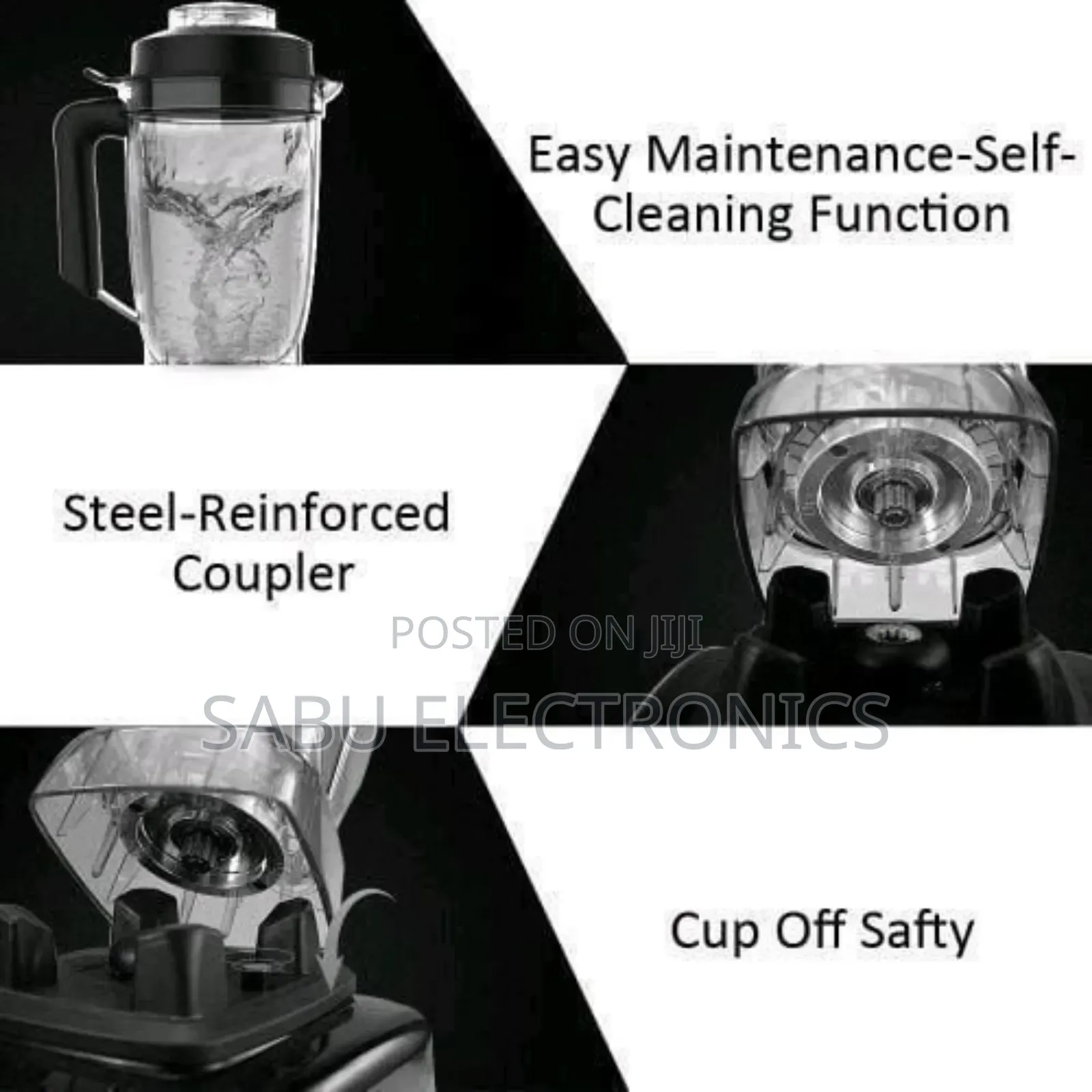 Hoffmans 2 In1 Commercial Electric Blender