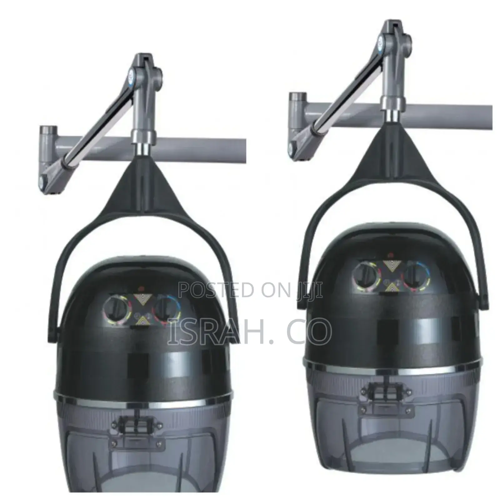 Delron Equator Wall Hair Dryer Black