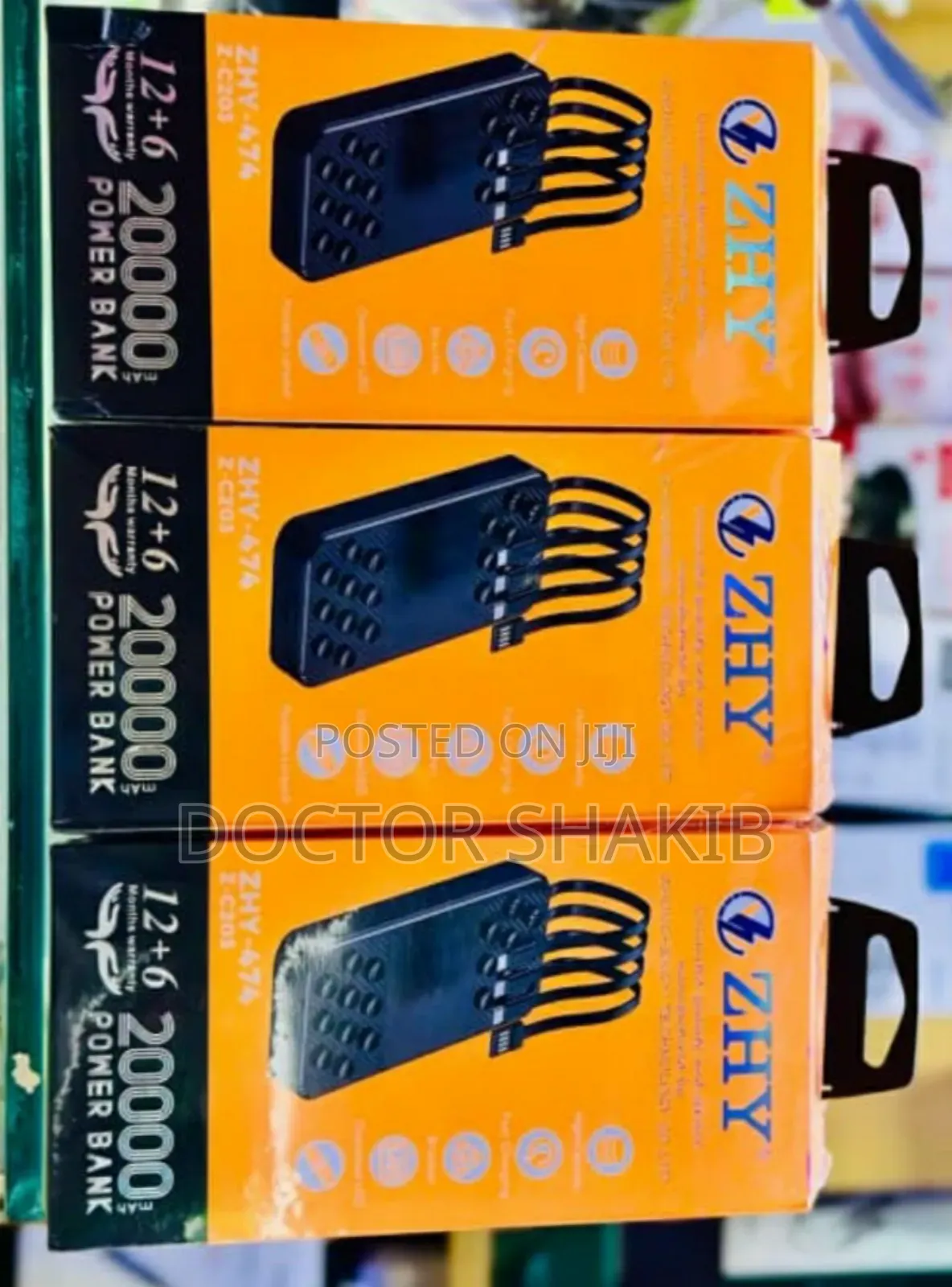 New Zhy 2000mah Pocket Power Bank