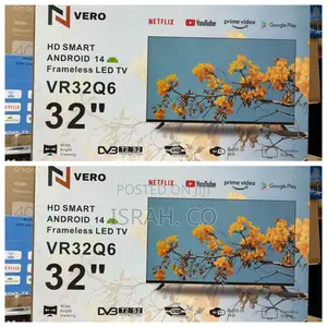 Nvero 32-Inch Hdsmart Android 14frameless Ledtv,Model Vr32q6