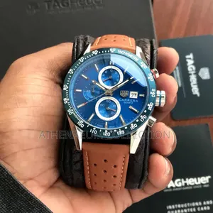 Photo - Tag Heuer Calibre 16 Blue Dial Chronograph’S Men’S Watch