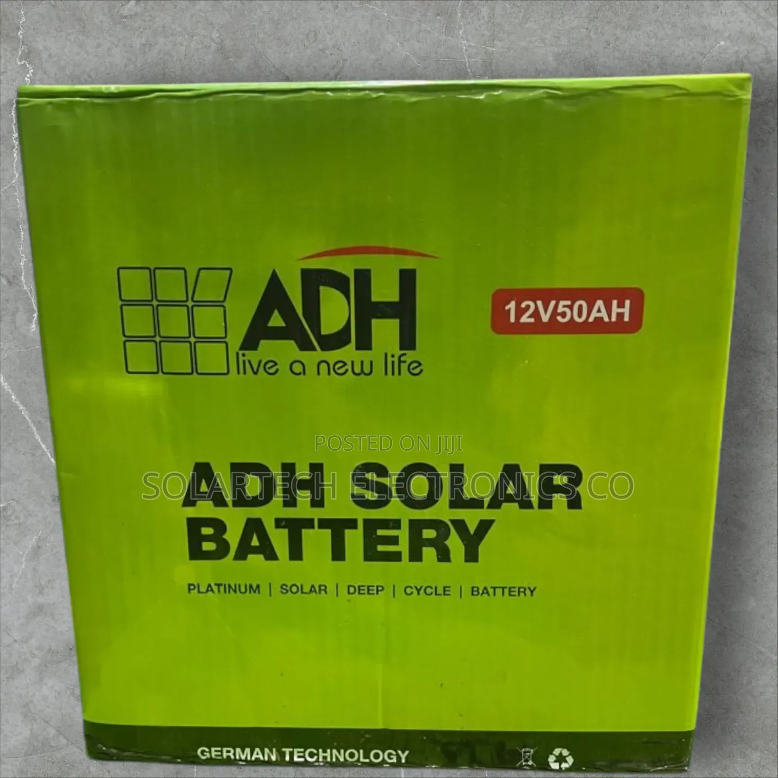 50 Ah Original Adh Solar Powder Battery VKHK