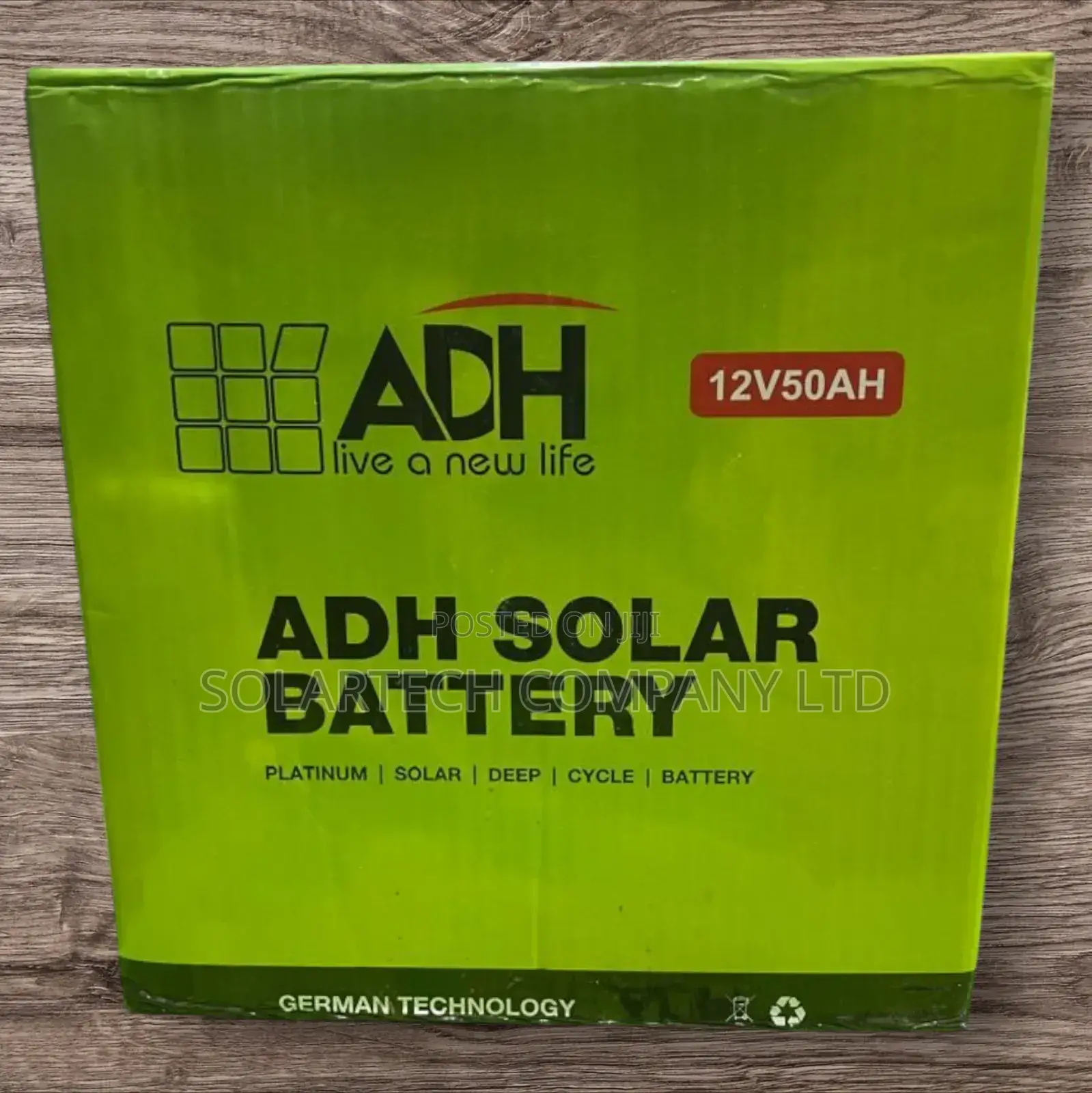 50 Ah 12v Durable Adh Solar Powder Battery Sakh