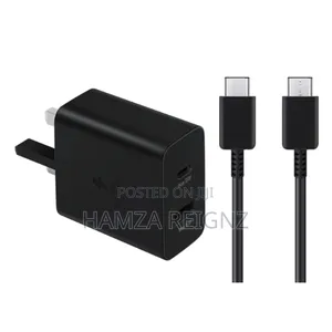 Samsung 35w Pd Adapter Usb-C Usb-a and Type-C to C Cable