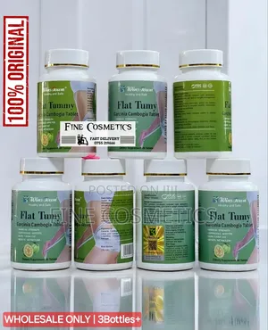 Flat Tummy Tablets Fat Burner Tumy Waist Slimming Weight Loss 60 Pills
