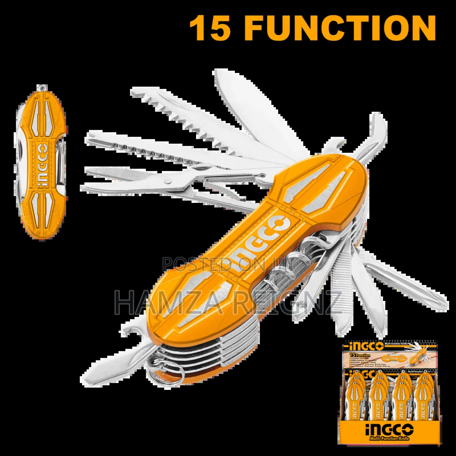 Ingco Multi-Function Knife (Packed 12pcs) Hmfk8158