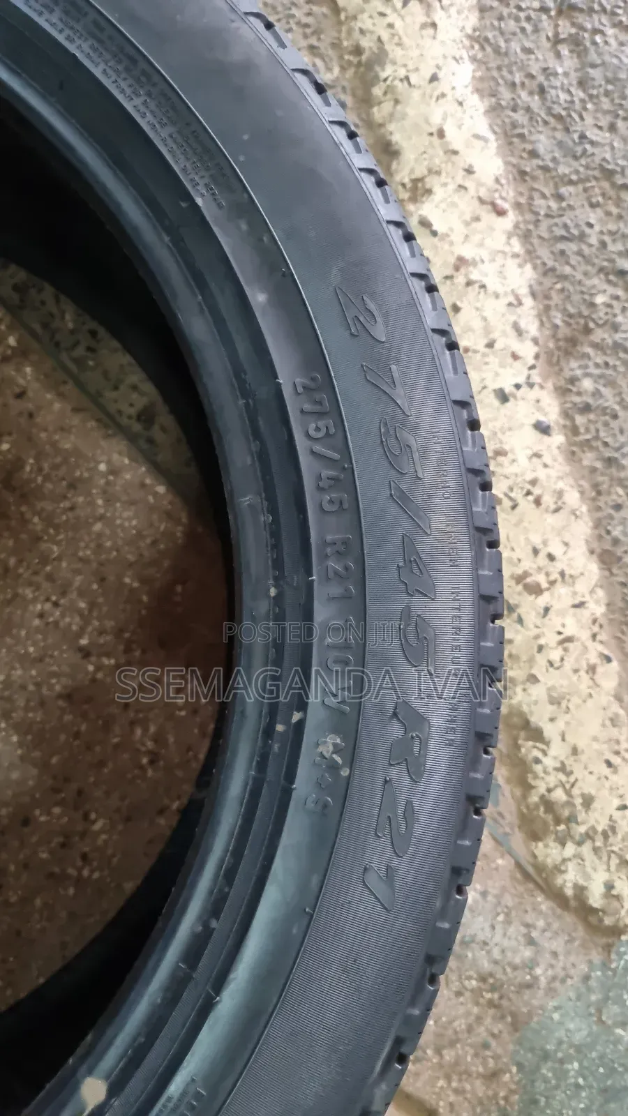 275/45r21 Pirelli Foreign Used Tyres