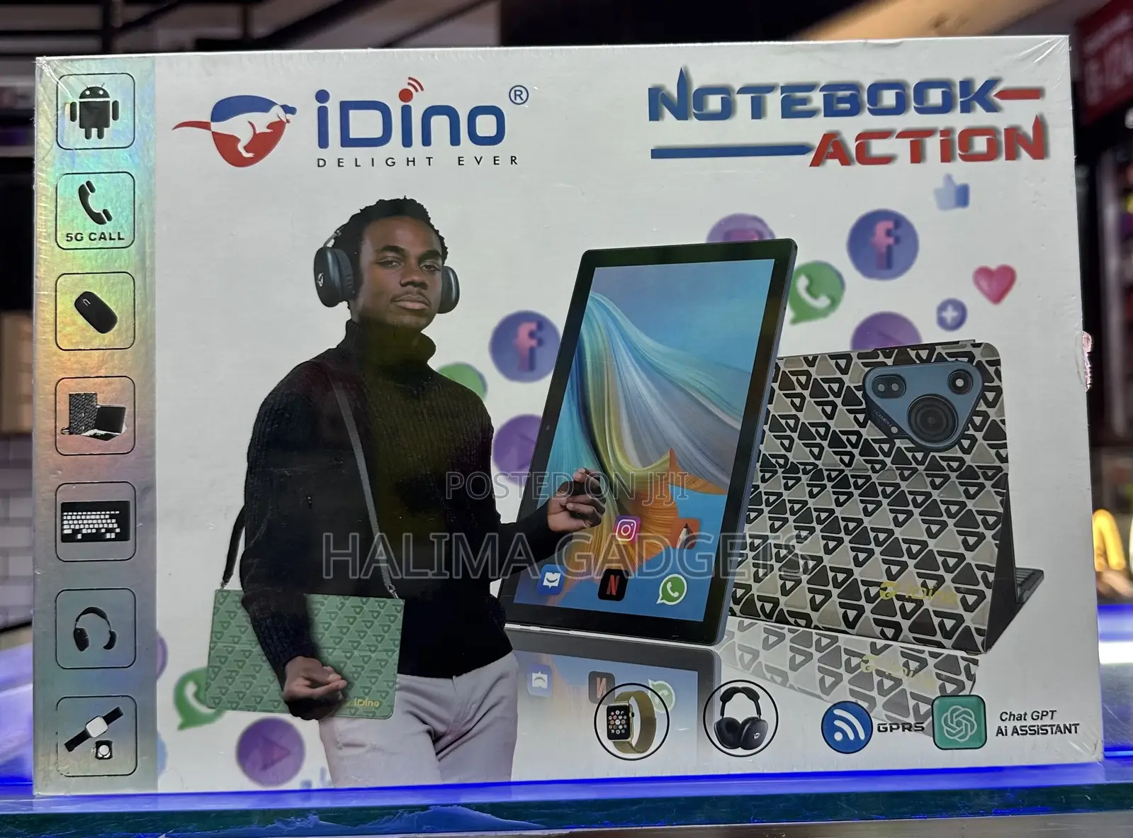 New Idino Notebook Action 512 GB Gray