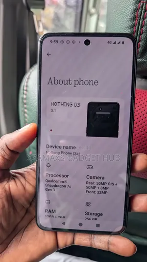 New Nothing Phone 3a 256 GB Black