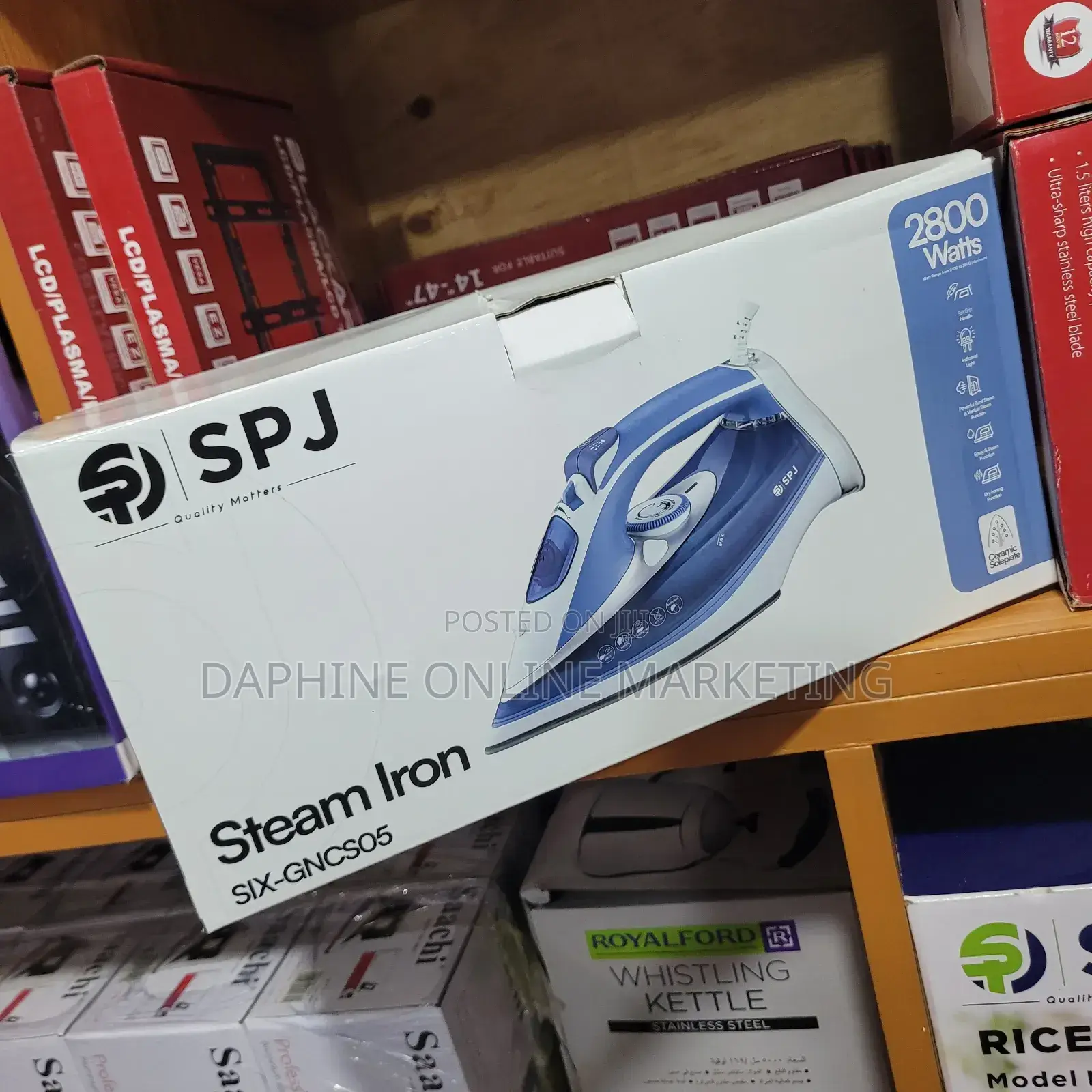 SPJ Ceramic Steam Iron
