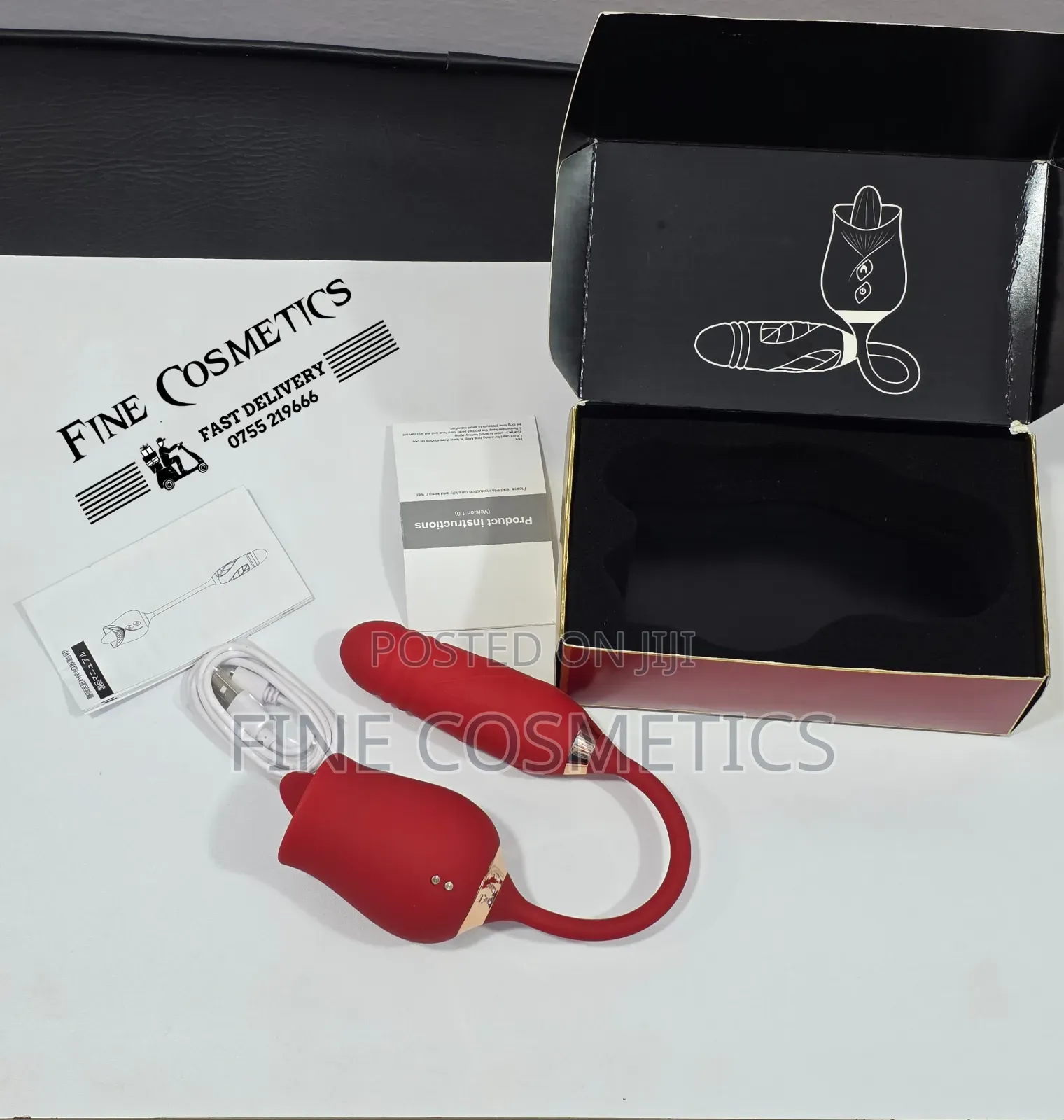 3in1 Dildo Electric Clitoris Vibrator Pussy Licking Fo Women