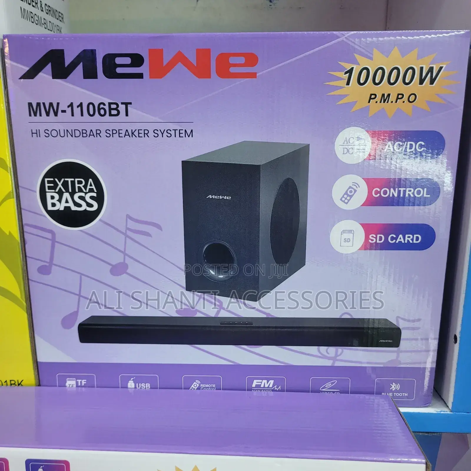 Mewe Extra Bass Sound Bar With Hdmi