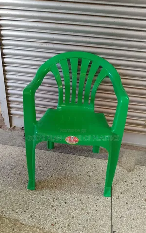 Photo - Armed Green Plastic Chairs (Monobloc Chairs)