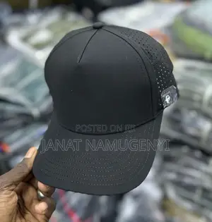 Plain Black Cap