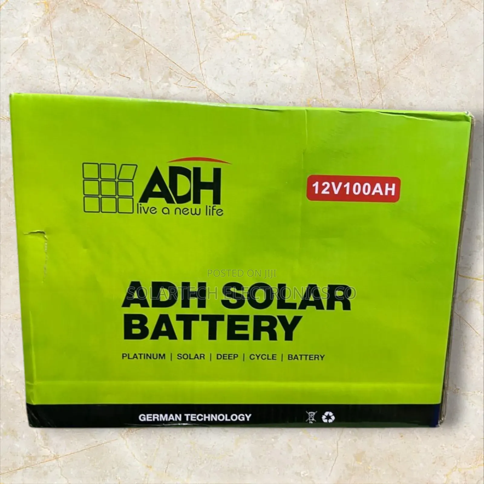 100 Ah Durable Adh Solar Powder Battery Kohz