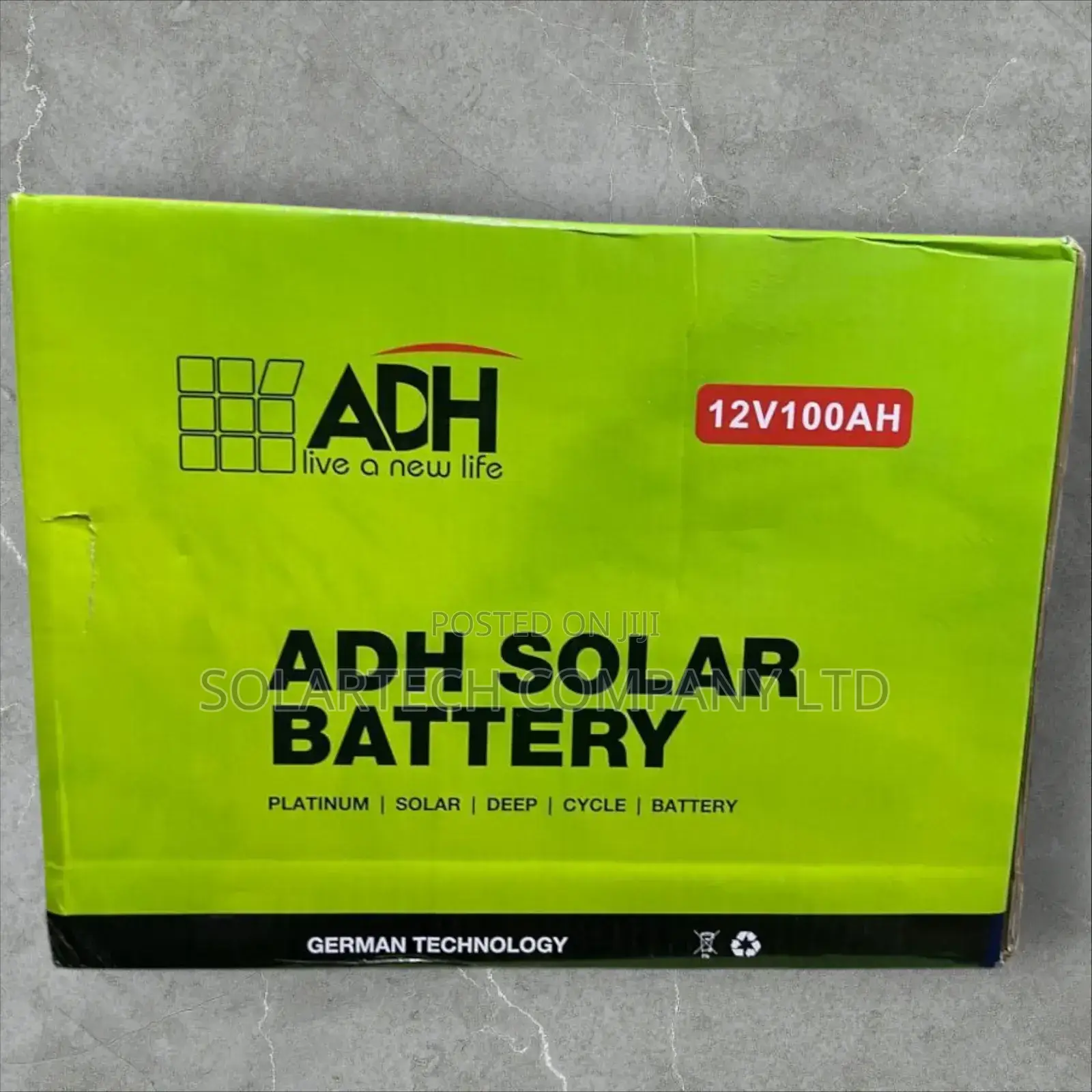 100 Ah Original Adh Solar Powder Battery MKGH