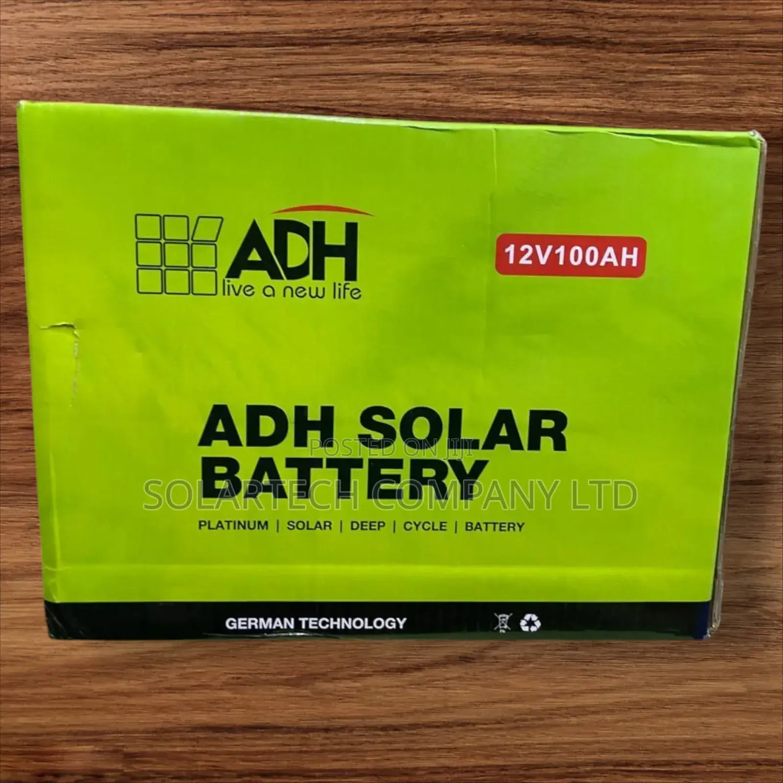 100 Ah Original Adh Solar Powder Battery Vhka