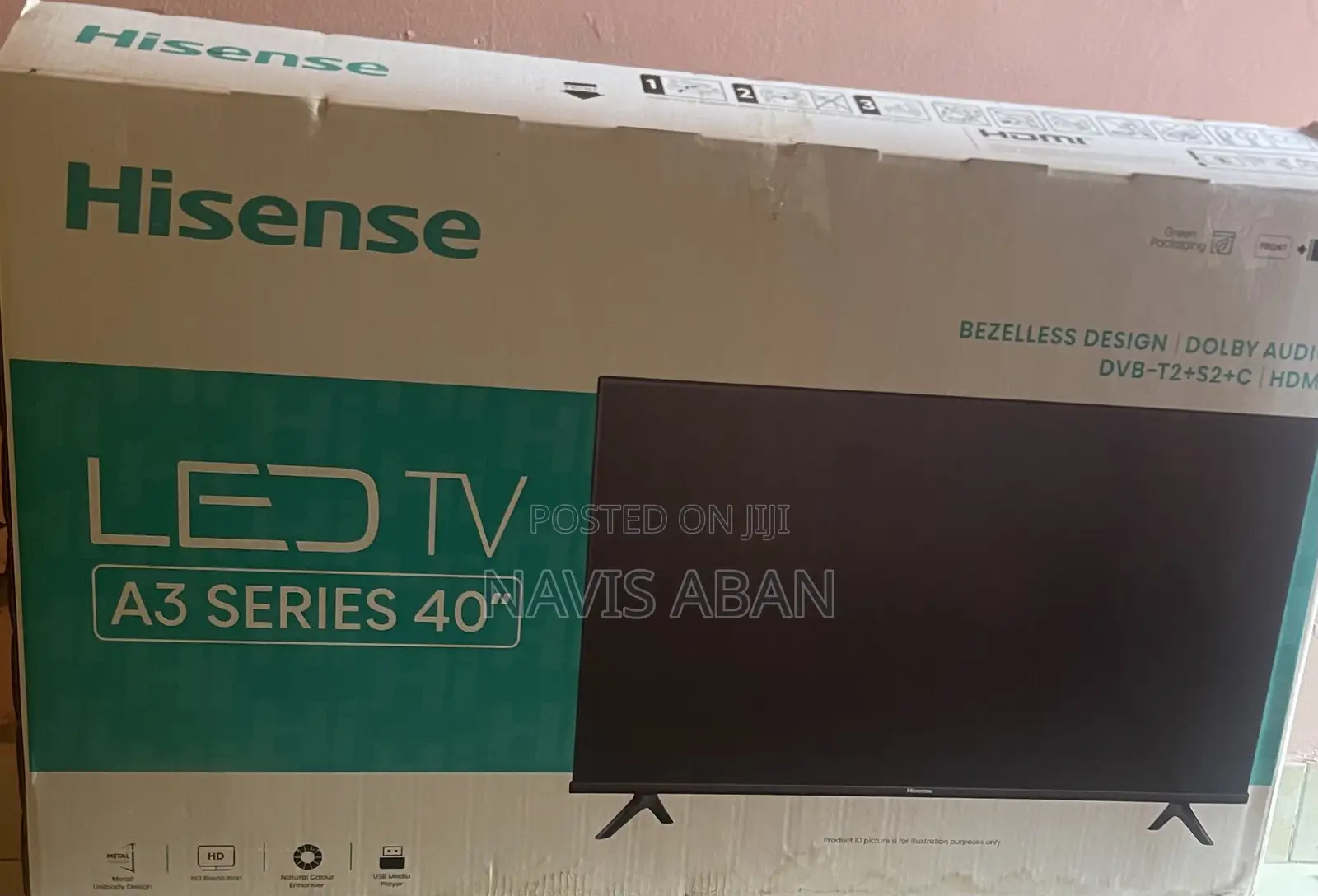 Hisense 40 Inches Digital Frameless With Free To Air