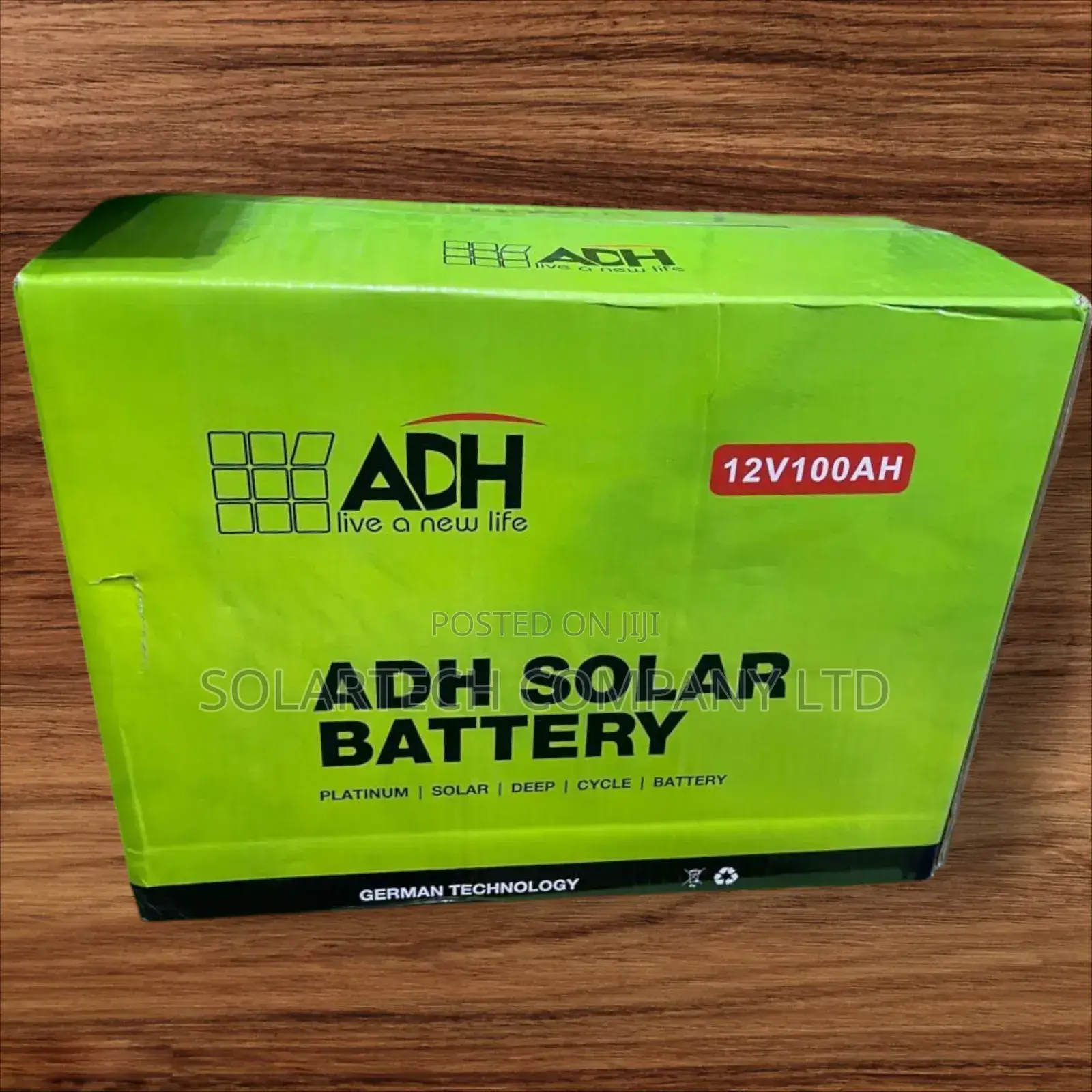 100 Ah Durable Adh Solar Powder Battery Ckap