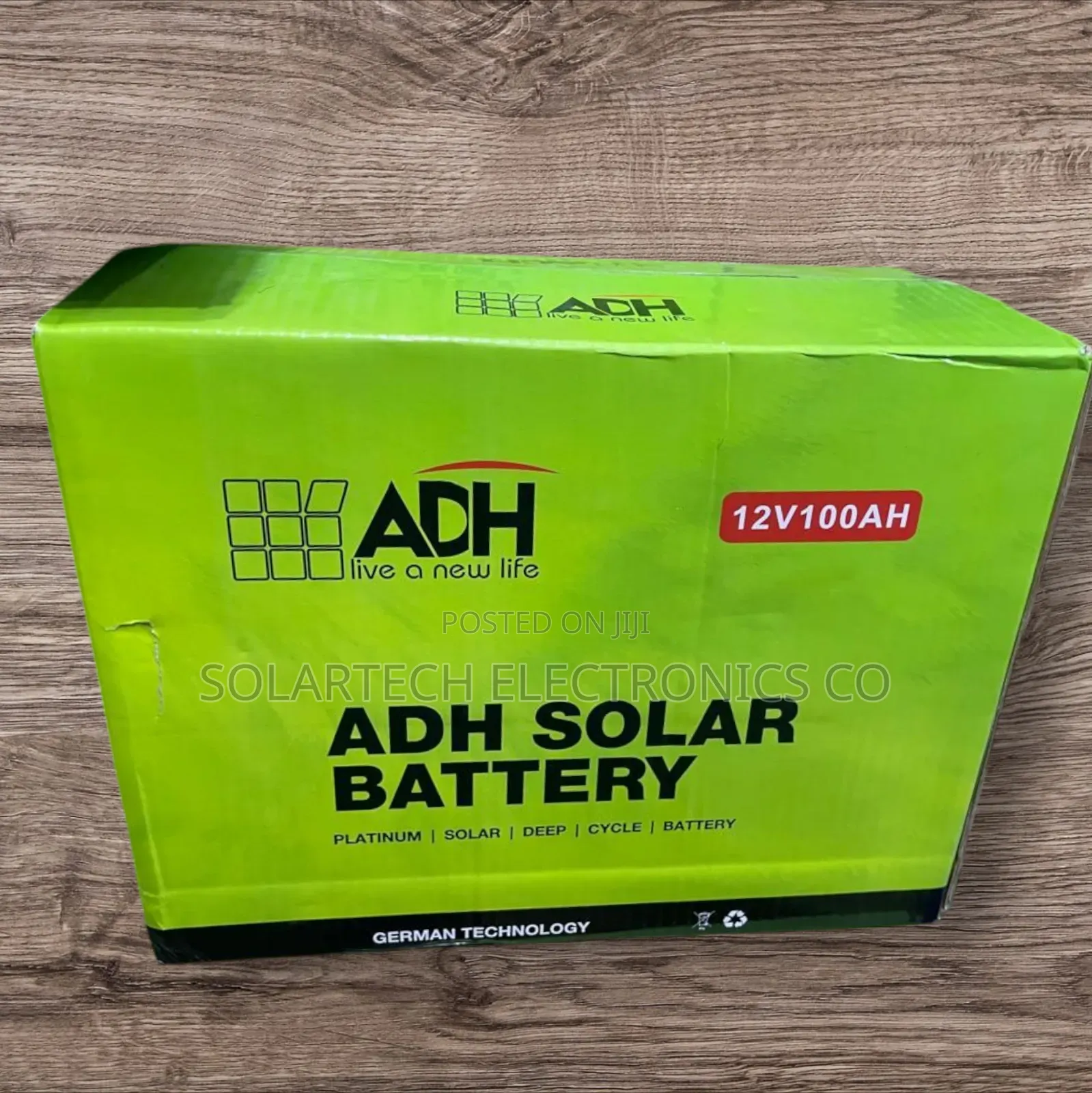 100 Ah Original Adh Solar Powder Battery Fhan