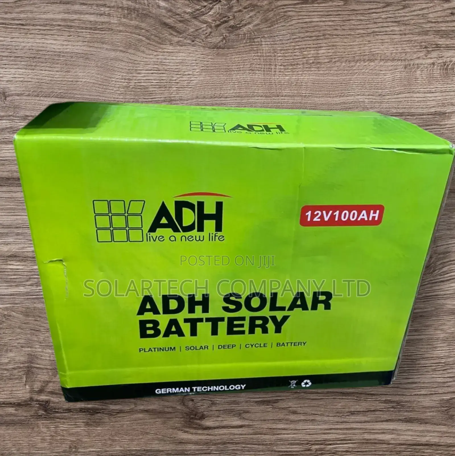 100 Ah Original Adh Solar Powder Battery Fhan