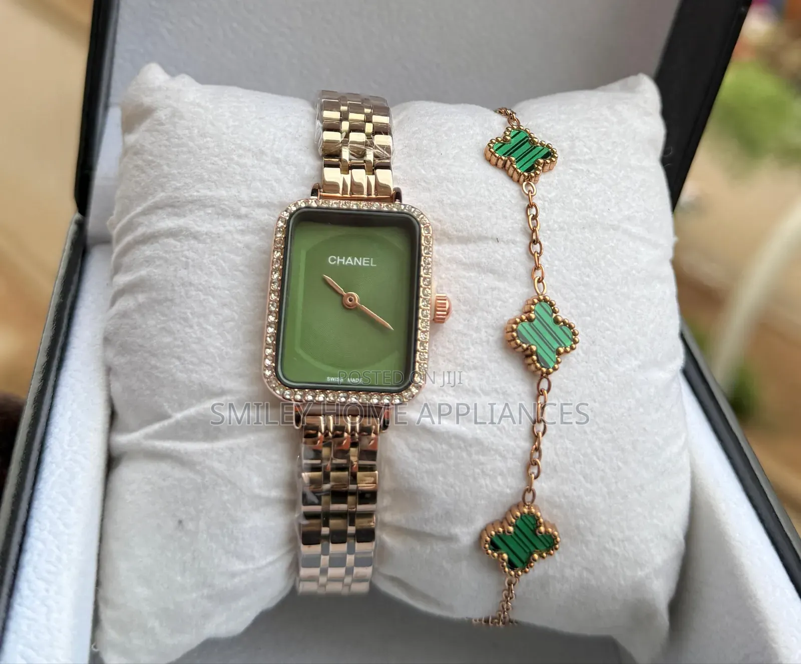Chanel Ladies Gift Box Wrist Watch With a Genuine Bracelet