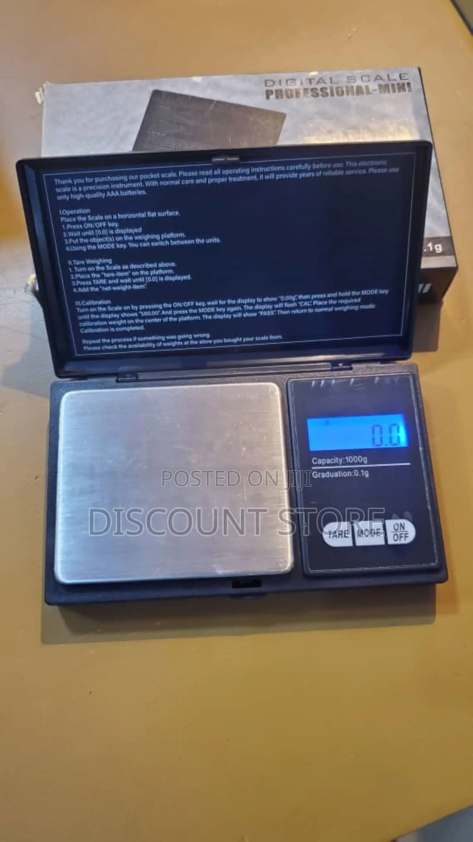 Portable Mineral Weighing Scale 1000g Mineral Scale