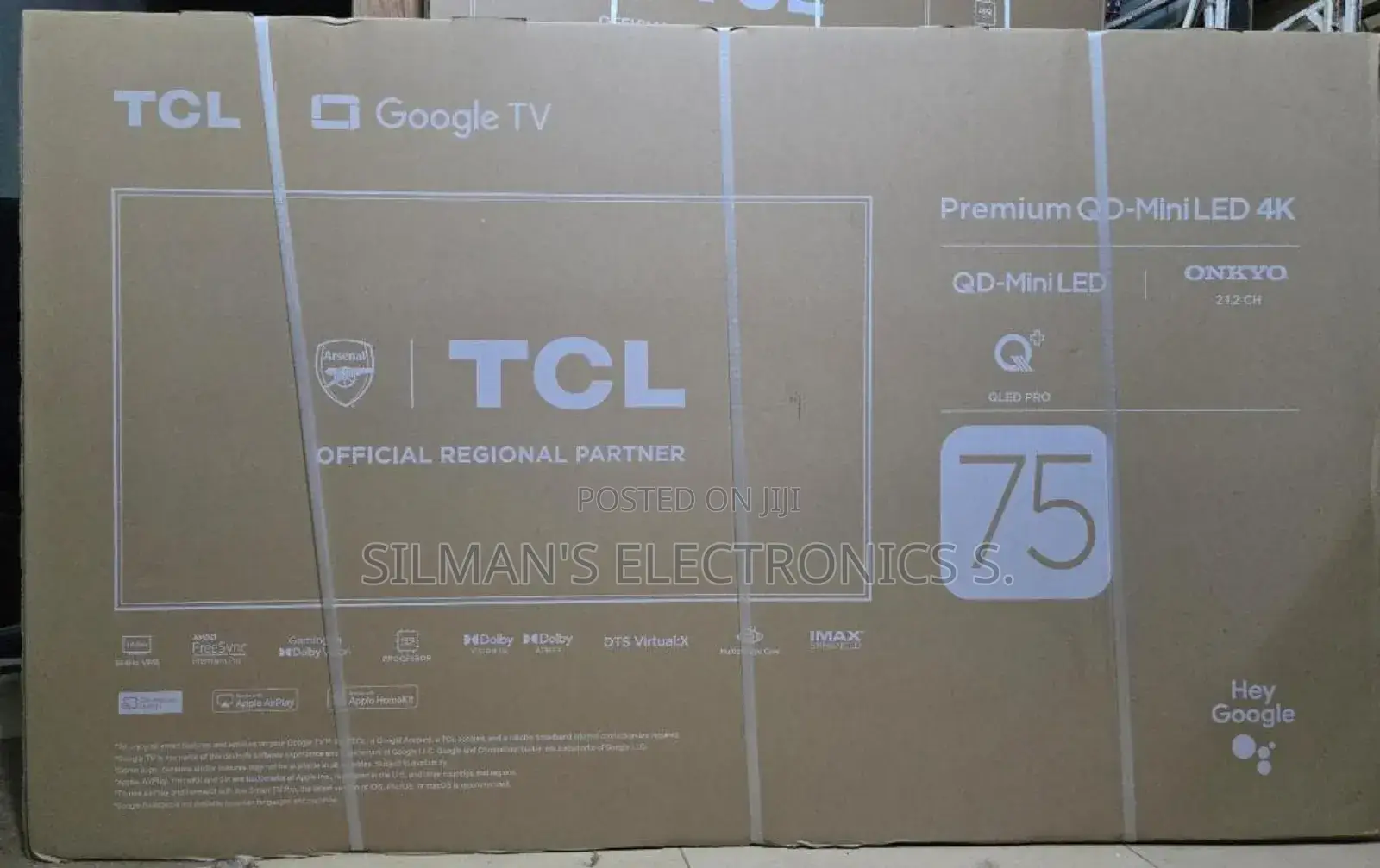 TCL 75" Qd Mini Led Uhd Smart Tv