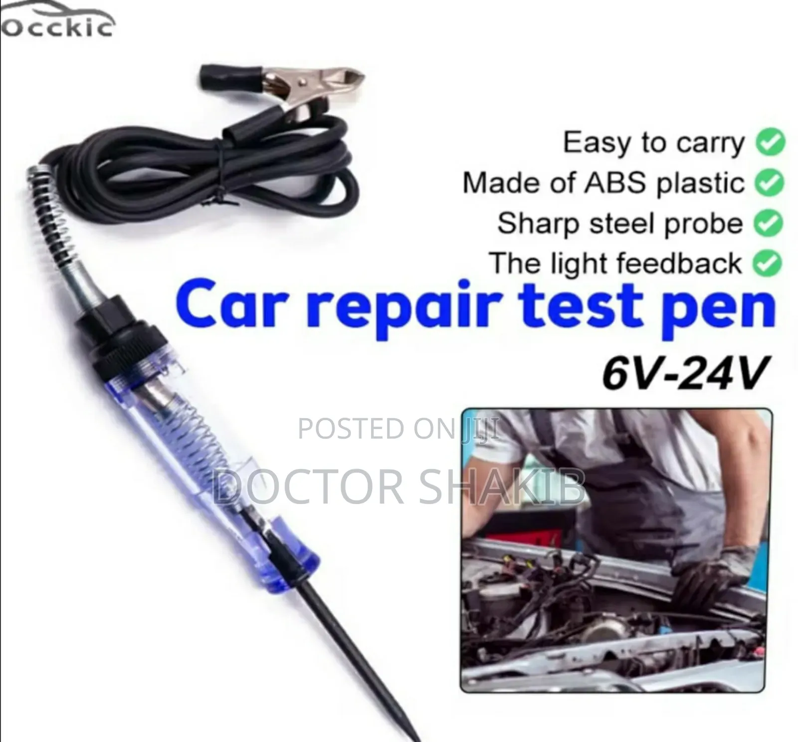 New 6v-24v Car Voltage Continuity Current Tester Pen
