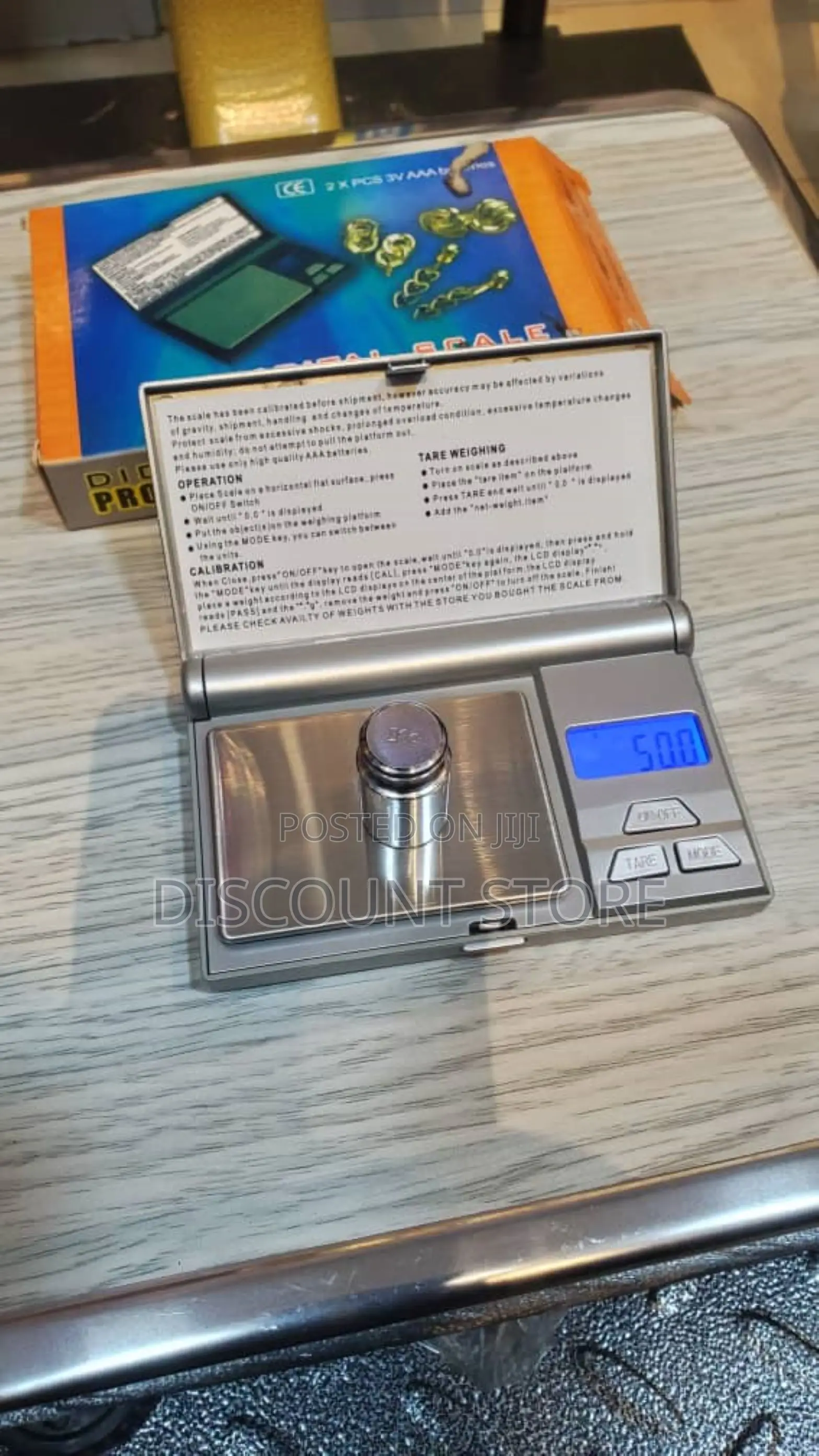 Digital Mineral Weighing Scale 500g Mineral Scale