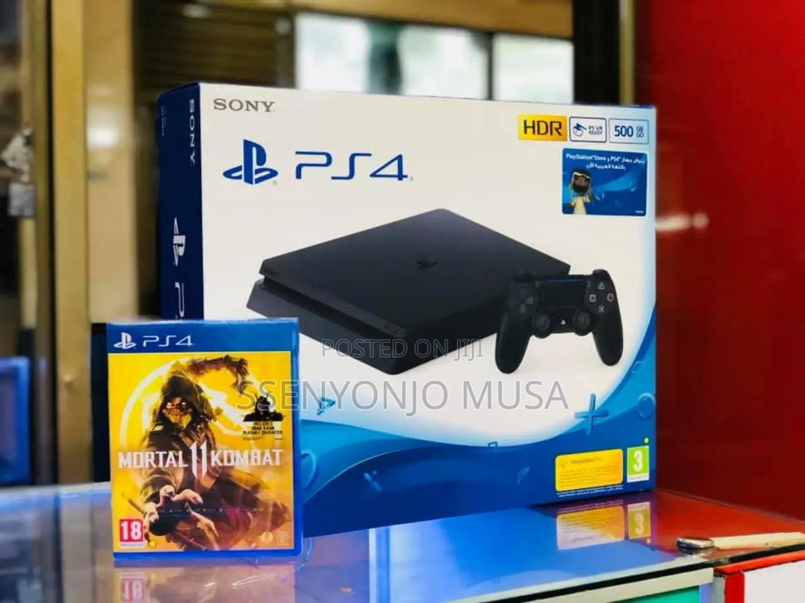 Playstation 4 Slim 500gb Console - Black